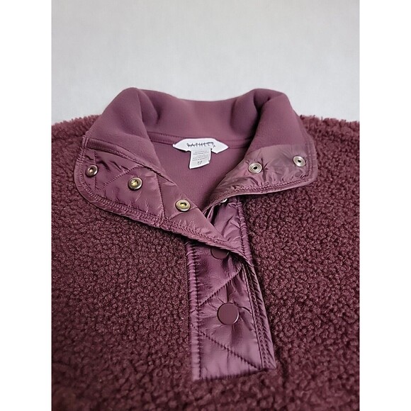 Athleta Fleece Pullover Womens XS Purple Fleece Deep Pile Outdoor Running Hiking - Picture 3 of 16